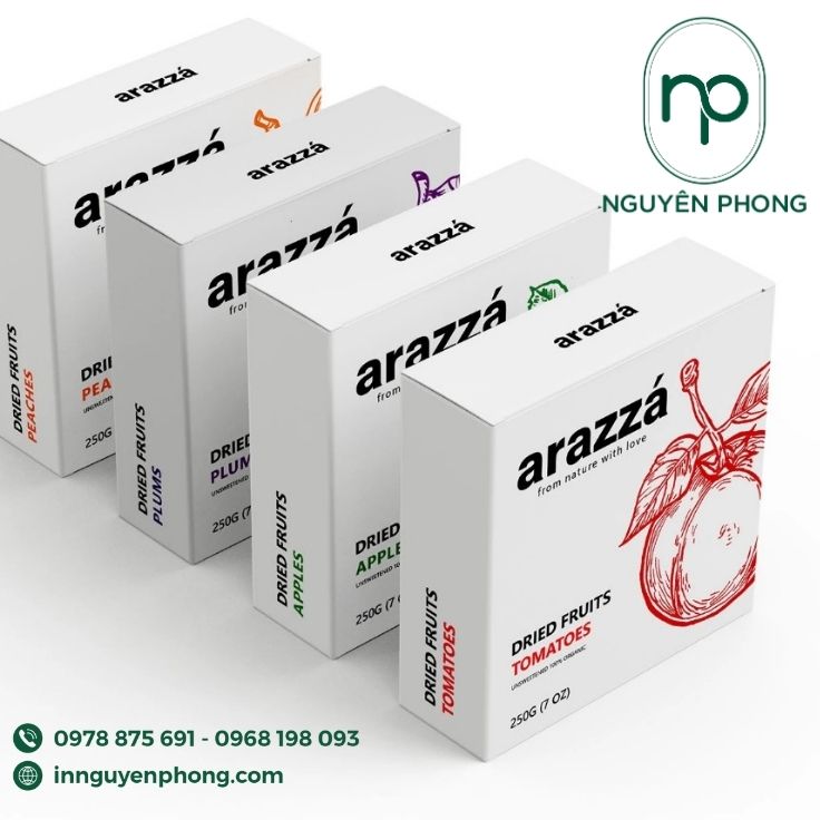 Mẫu hộp đựng hoa quả sấy 